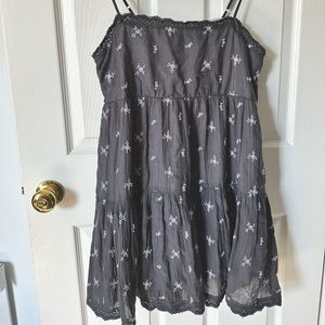 AEO Gray Sun Dress Size S